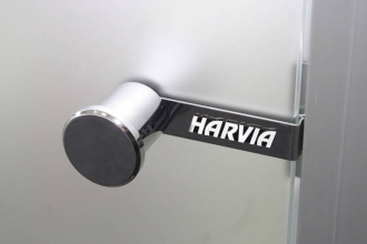 Стеклянная дверь для сауны Harvia STG 70x190, стекло бронза, коробка сосна