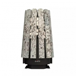 Дровяная банная печь GrillD Cometa Vega 350 Long Max Stone Pro (Серпентинит)