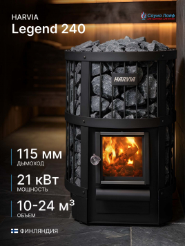 Печь каменка Harvia Legend 240