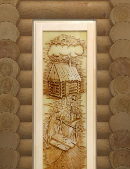 Дверь DoorWood Классика-5 с фотопечатью 750х1850 мм, деревянная