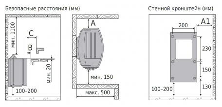 Электрическая печь Harvia Vega BC-60Е, без пульта