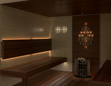 Комплект Cariitti для подсветки полков "Sauna Linear" VPL30C-4M